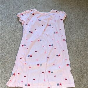Carter's Pink Heart Nightgown
